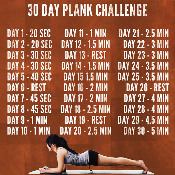Plank challenge