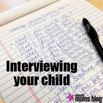 interviewing your child