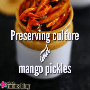 Preserving culture and mango pickles