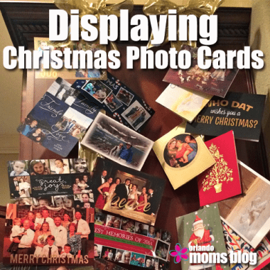 Displaying Christmas Photo Cards