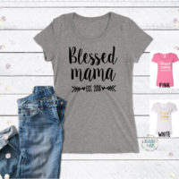 Designsbyanm blessed mama shirt orlando moms blog mother's day gift