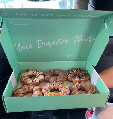 open box of donuts
