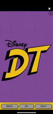 Ducktales Home Screen with yellow DT on purple background