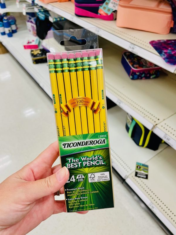 Ticonderoga pencils for back to school
