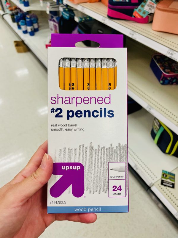 basic #2 pencils for back to school
