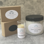 products from the Vegan Soap Bar compnay at the plant-based market