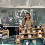 owner of Vegan Soap Bar Company at the plant-based market