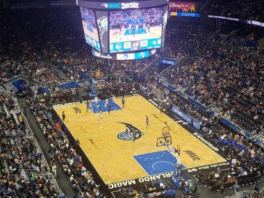 Full crowd at Amway Center Orlando Magic NBA game 2022