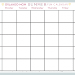 OMC Summer Calendar