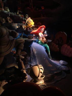 Ariel and Flounder inside Journey of the Little Mermaid