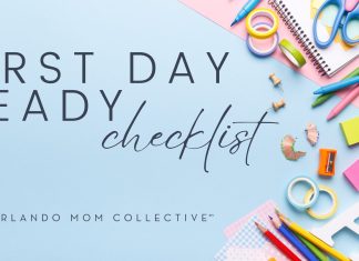 back to school first day ready checklist