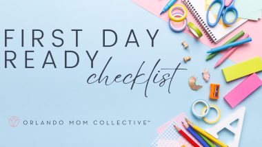 back to school first day ready checklist