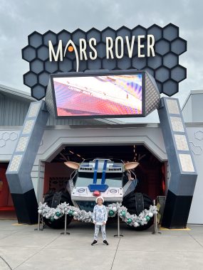 the mars rover as rudolph