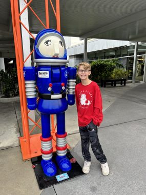 life sized nutcracker in space suit