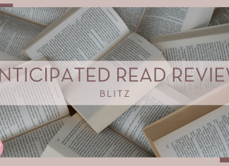 Gulfer Ergin via unsplash photo of books open with words 'anticipated read review Blitz' over top